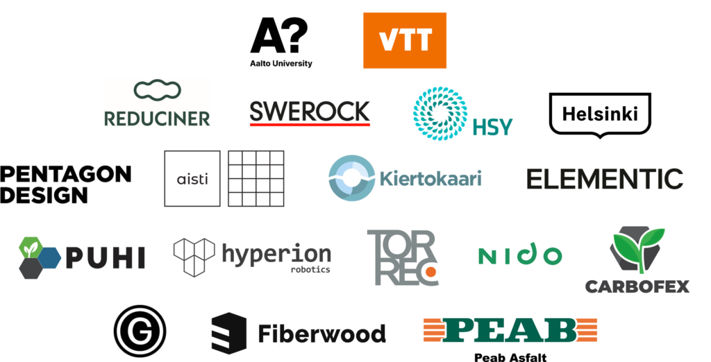 biocarbonbuilds project partner logos.